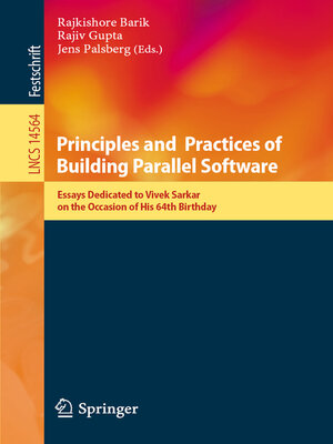 cover image of Principles and Practices of Building Parallel Software